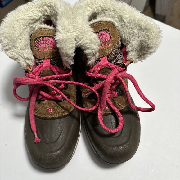 The North Face Kids Girls Youth Extreme Boots Snow Ski Boot‎ Size 4 Waterproof - Picture 1 of 8